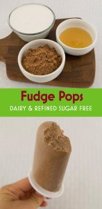 Healthy fudge pops