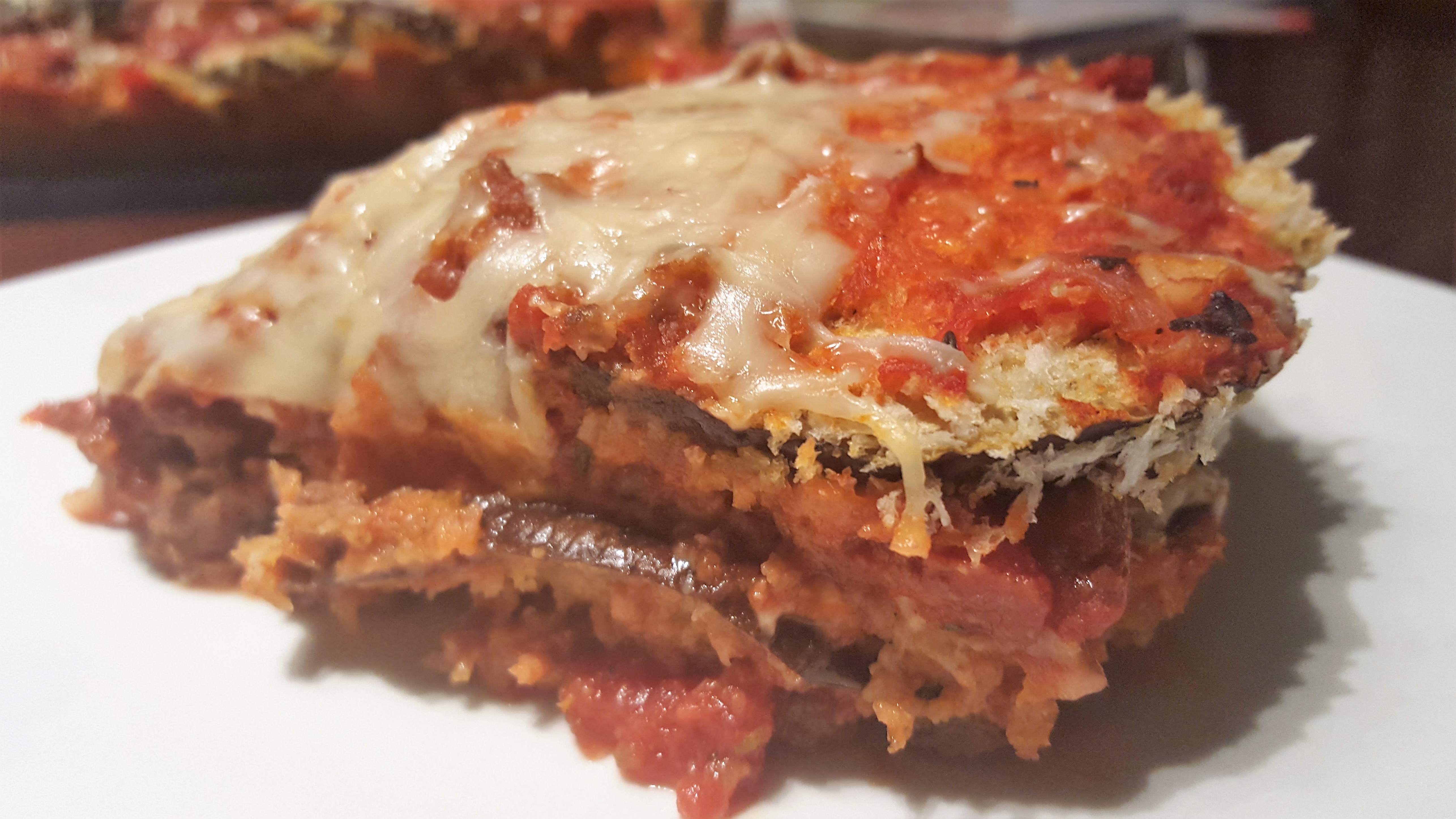 Eggplant Parmesan Lasagna: Alternative Healthier Version of Lasagna