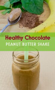 Healthy Chocolate Peanut Butter Shake