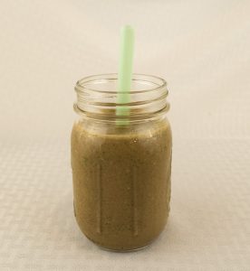 healthy chocolate peanut butter shake