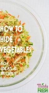 how to hide vegetables