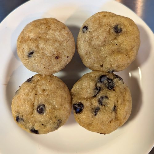mini chocolate chip muffins healthy